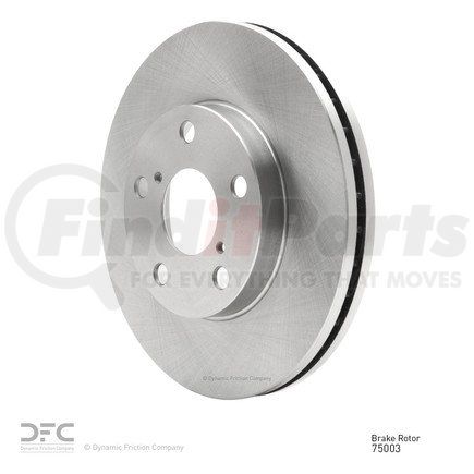 Dynamic Friction Company 600-75003 Disc Brake Rotor + Cross Reference ...