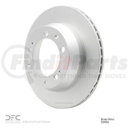 Dynamic Friction Company 604-02006 GEOSPEC Coated Rotor - Blank