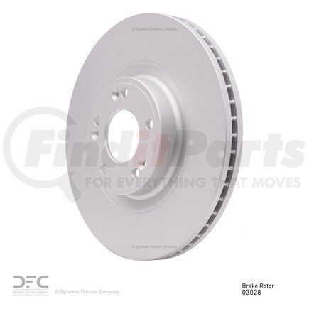 Dynamic Friction Company 604-03028 GEOSPEC Coated Rotor - Blank