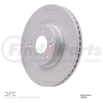 Dynamic Friction Company 604-03034 GEOSPEC Coated Rotor - Blank