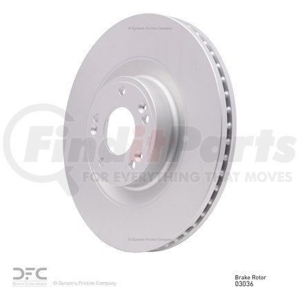 Dynamic Friction Company 604-03036 GEOSPEC Coated Rotor - Blank
