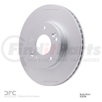 Dynamic Friction Company 604-03038 GEOSPEC Coated Rotor - Blank