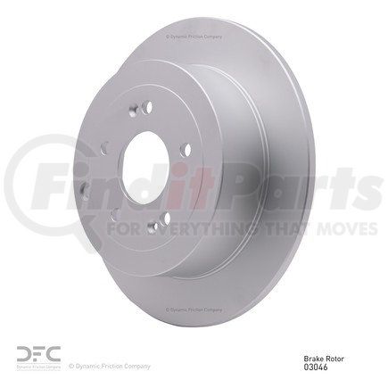 Dynamic Friction Company 604-03046 GEOSPEC Coated Rotor - Blank