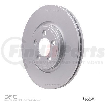Dynamic Friction Company 604-20019 GEOSPEC Coated Rotor - Blank