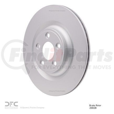 Dynamic Friction Company 604-20028 GEOSPEC Coated Rotor - Blank