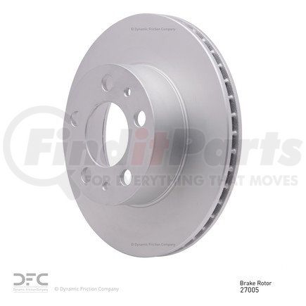 Dynamic Friction Company 604-27005 GEOSPEC Coated Rotor - Blank