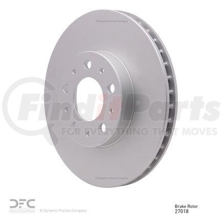 Dynamic Friction Company 604-27018 GEOSPEC Coated Rotor - Blank