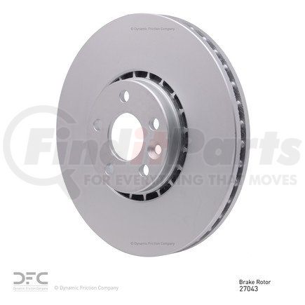 Dynamic Friction Company 604-27043 GEOSPEC Coated Rotor - Blank