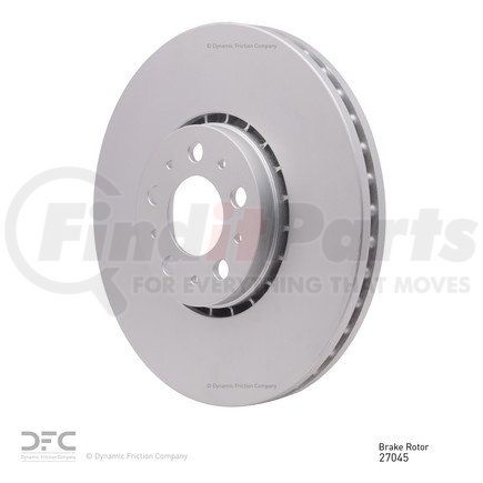 Dynamic Friction Company 604-27045 GEOSPEC Coated Rotor - Blank