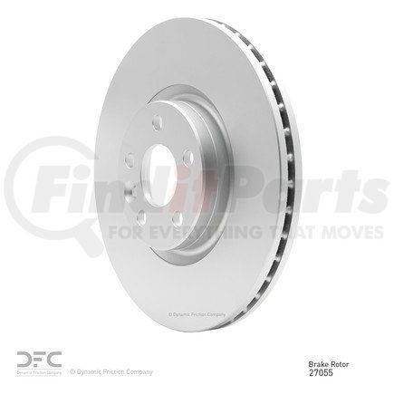 Dynamic Friction Company 604-27055 GEOSPEC Coated Rotor - Blank
