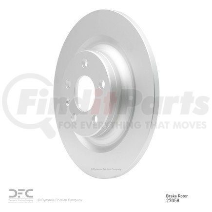 Dynamic Friction Company 604-27058 GEOSPEC Coated Rotor - Blank