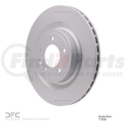 Dynamic Friction Company 604-11026 GEOSPEC Coated Rotor - Blank