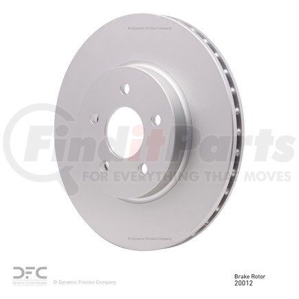 Dynamic Friction Company 604-20012 GEOSPEC Coated Rotor - Blank