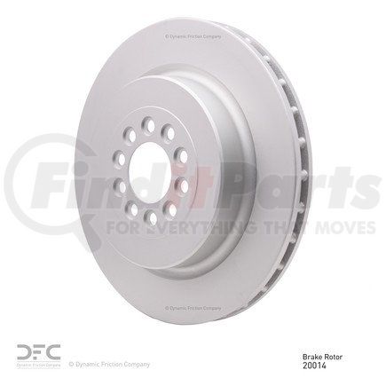 Dynamic Friction Company 604-20014 GEOSPEC Coated Rotor - Blank