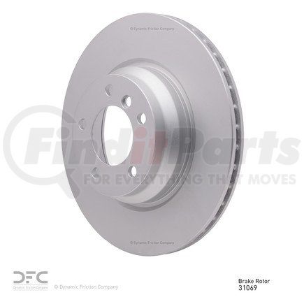 Dynamic Friction Company 604-31069 GEOSPEC Coated Rotor - Blank