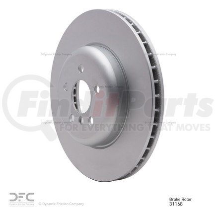 Dynamic Friction Company 604-31168 GEOSPEC Coated Rotor - Blank