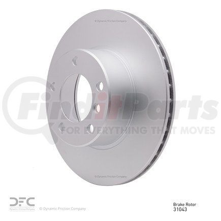 Dynamic Friction Company 604-31043 GEOSPEC Coated Rotor - Blank