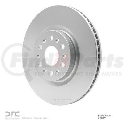 Dynamic Friction Company 604-46047 GEOSPEC Coated Rotor - Blank