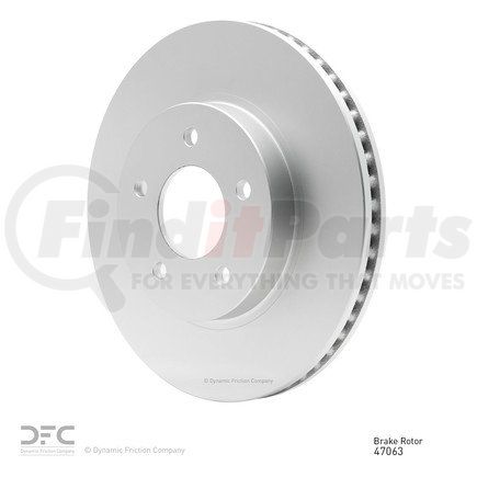 Dynamic Friction Company 604-47063 GEOSPEC Coated Rotor - Blank