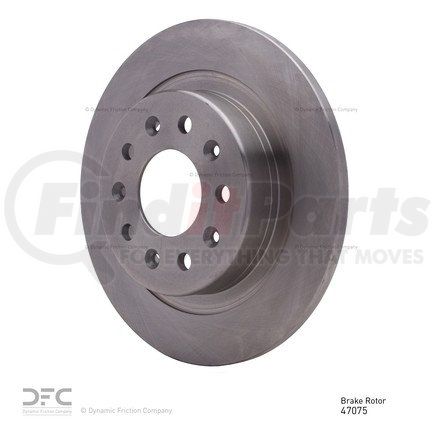 Dynamic Friction Company 604-47075 GEOSPEC Coated Rotor - Blank