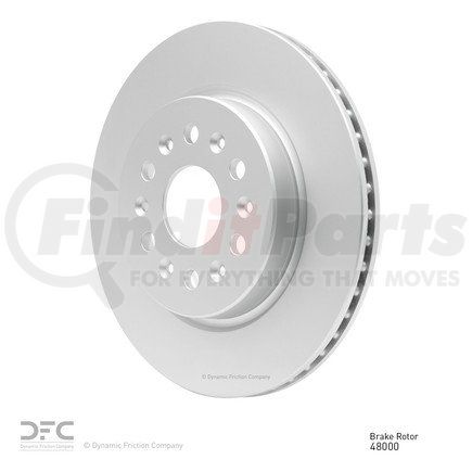 Dynamic Friction Company 604-48000 GEOSPEC Coated Rotor - Blank