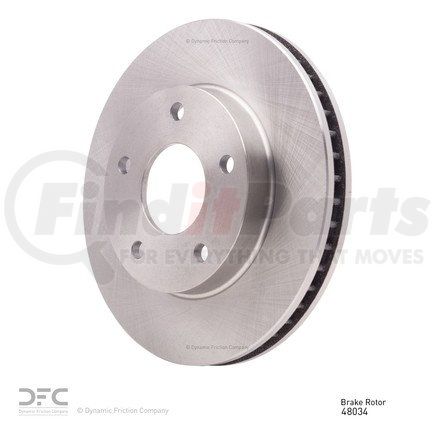 Dynamic Friction Company 604-48034 GEOSPEC Coated Rotor - Blank