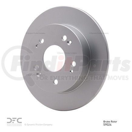 Dynamic Friction Company 604-59024 GEOSPEC Coated Rotor - Blank