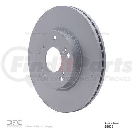 Dynamic Friction Company 604-59034 GEOSPEC Coated Rotor - Blank