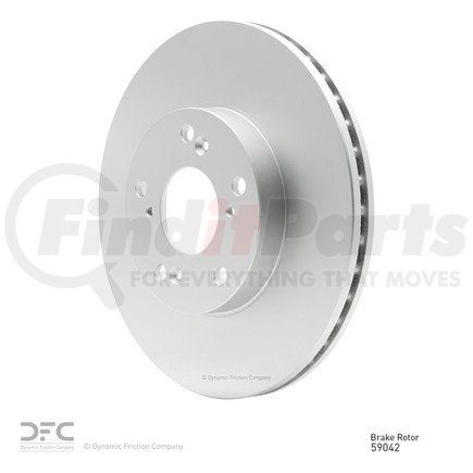 Dynamic Friction Company 604-59042 GEOSPEC Coated Rotor - Blank