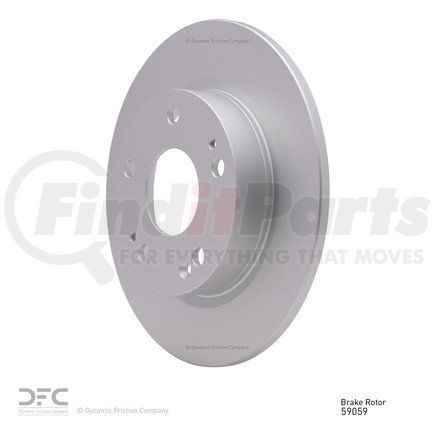 Dynamic Friction Company 604-59059 GEOSPEC Coated Rotor - Blank