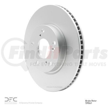 Dynamic Friction Company 604-59061 GEOSPEC Coated Rotor - Blank