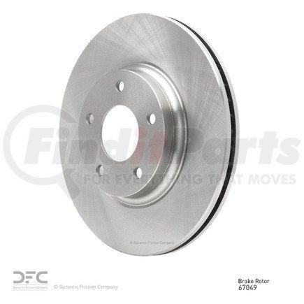Dynamic Friction Company 604-67049 GEOSPEC Coated Rotor - Blank