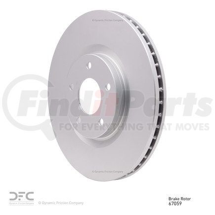 Dynamic Friction Company 604-67059 GEOSPEC Coated Rotor - Blank