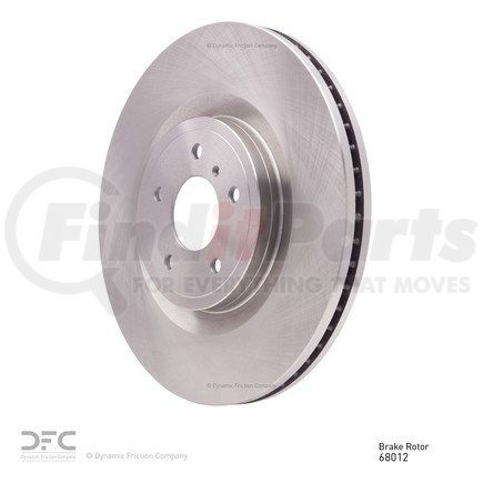 Dynamic Friction Company 604-68012 GEOSPEC Coated Rotor - Blank
