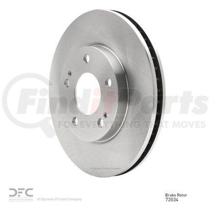 Dynamic Friction Company 604-72034 GEOSPEC Coated Rotor - Blank
