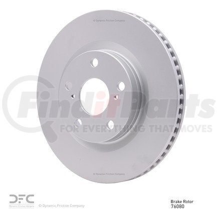 Dynamic Friction Company 604-76080 GEOSPEC Coated Rotor - Blank