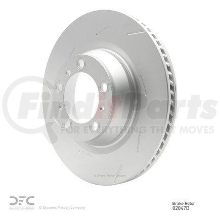 Dynamic Friction Company 614-02047D GEOSPEC Coated Rotor - Slotted