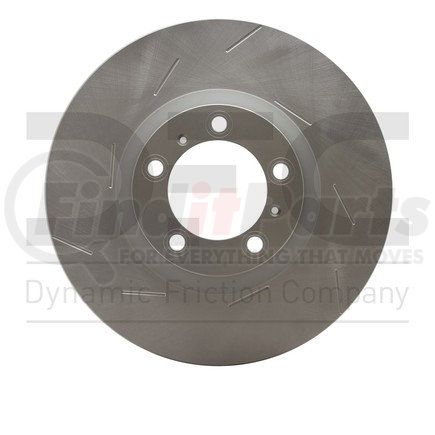 Dynamic Friction Company 614-02084D GEOSPEC Coated Rotor - Slotted