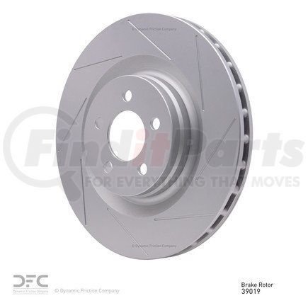 Dynamic Friction Company 614-39019 GEOSPEC Coated Rotor - Slotted
