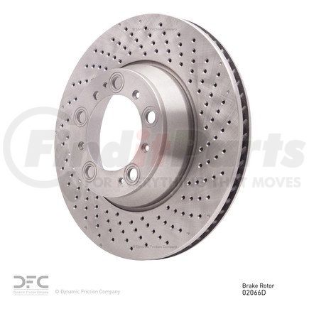 Dynamic Friction Company 620-02066D Disc Brake Rotor - Drilled