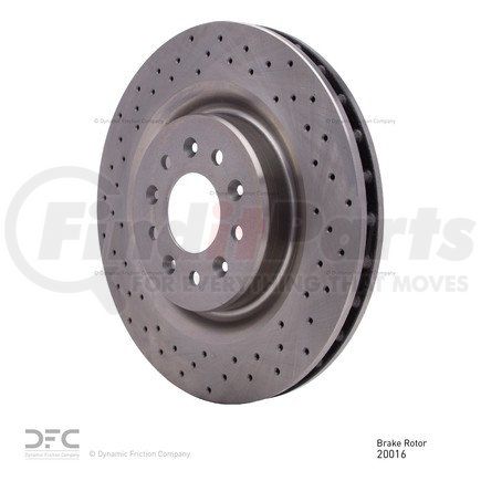 Dynamic Friction Company 620-20016 Disc Brake Rotor - Drilled
