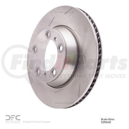 Dynamic Friction Company 610-02066D Disc Brake Rotor - Slotted