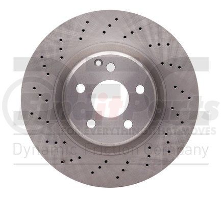 Dynamic Friction Company 620-63033 Disc Brake Rotor - Drilled