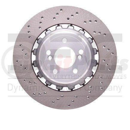 Dynamic Friction Company 62031156D DFC Brake Rotor - Drilled