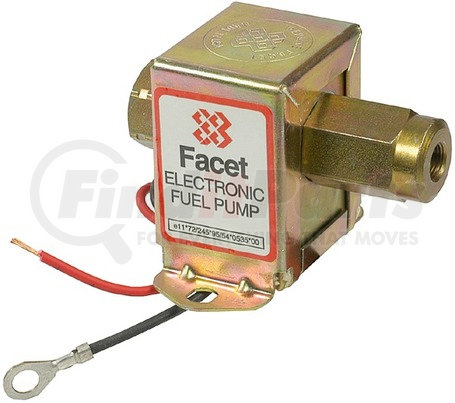 Facet Fuel Pumps 40185N Electric Fuel Pump - Cube Solid State, 12 Volt, 9.0-11.5 PSI, 32 GPH