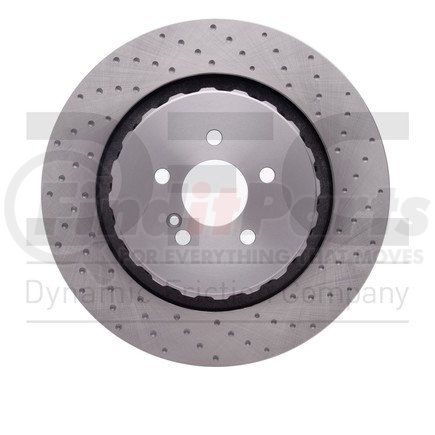 Dynamic Friction Company 650-63082 Disc Brake Rotor - Dimpled