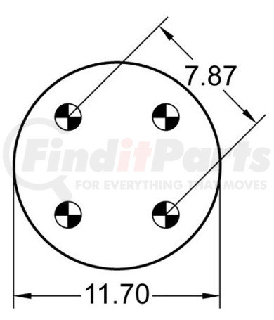 Continental AG 1R14-042 [FORMERLY GOODYEAR] Air Spring Rolling Lobe