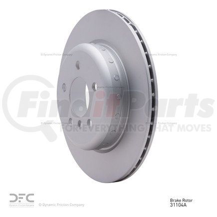 Dynamic Friction Company 900-31104A Hi- Carbon Alloy GEOMET Coated w/ Aluminum Hat