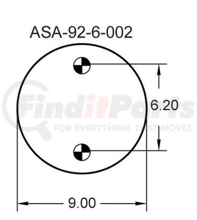 Continental AG 2B12-406 [FORMERLY GOODYEAR] Air Spring Bellows