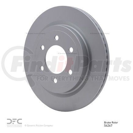 Dynamic Friction Company 90054267 DFC Hi-Carbon Alloy GEOMET Coated Rotor